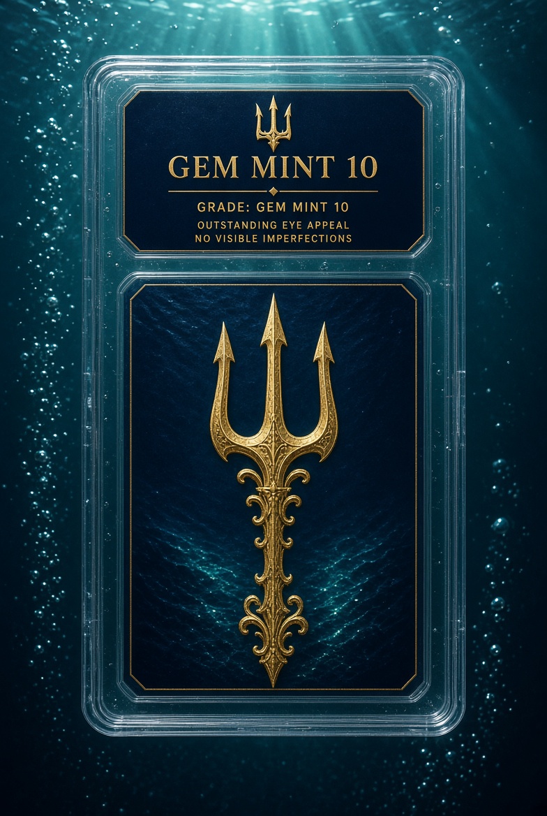 Neptune graded collectible rising from the deep